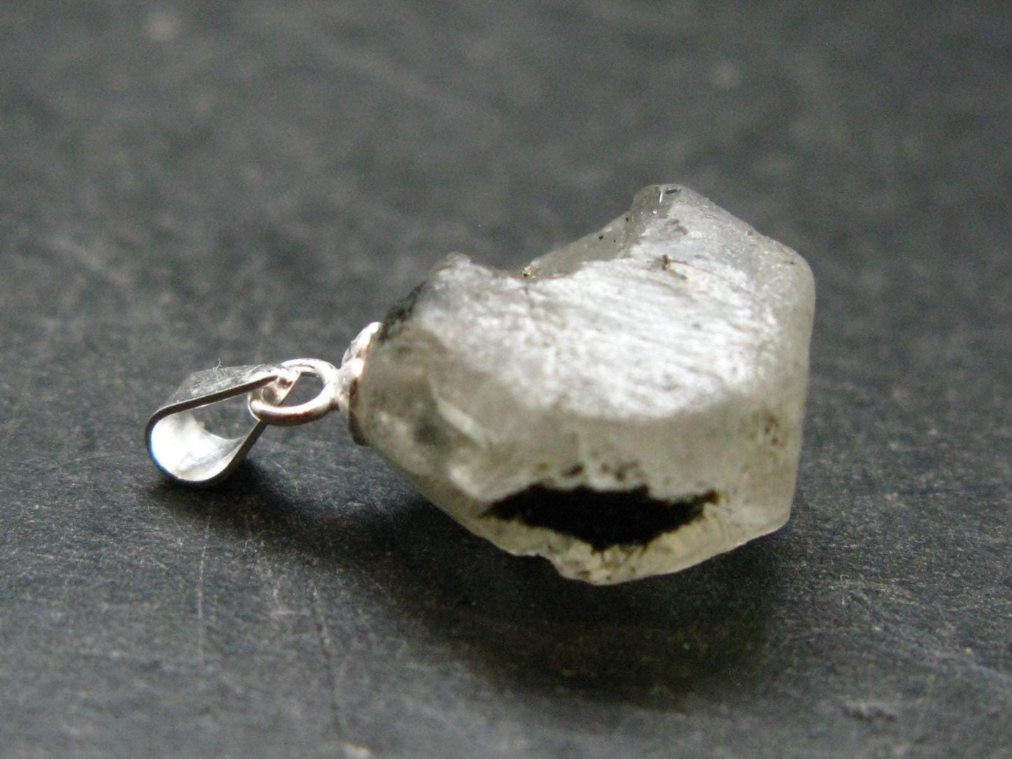Phenakite Phenacite Crystal Silver Pendant From Russia - 0.8" - 2.31 Grams