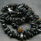 Rare ISUA Stone Necklace Beads from Greenland - 18" - 8mm Tumbled Beads