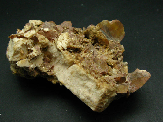 Rare Herderite on Feldspar Cluster from Brazil - 221 Grams - 4.2"