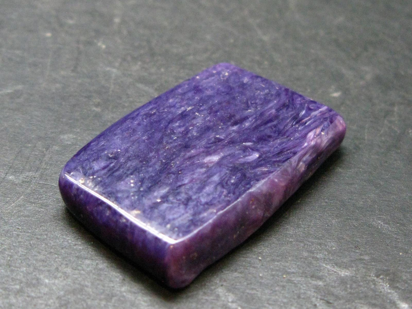 Large Nice Charoite Tumbled Stone from Russia - 12.63 Grams - 1.5"