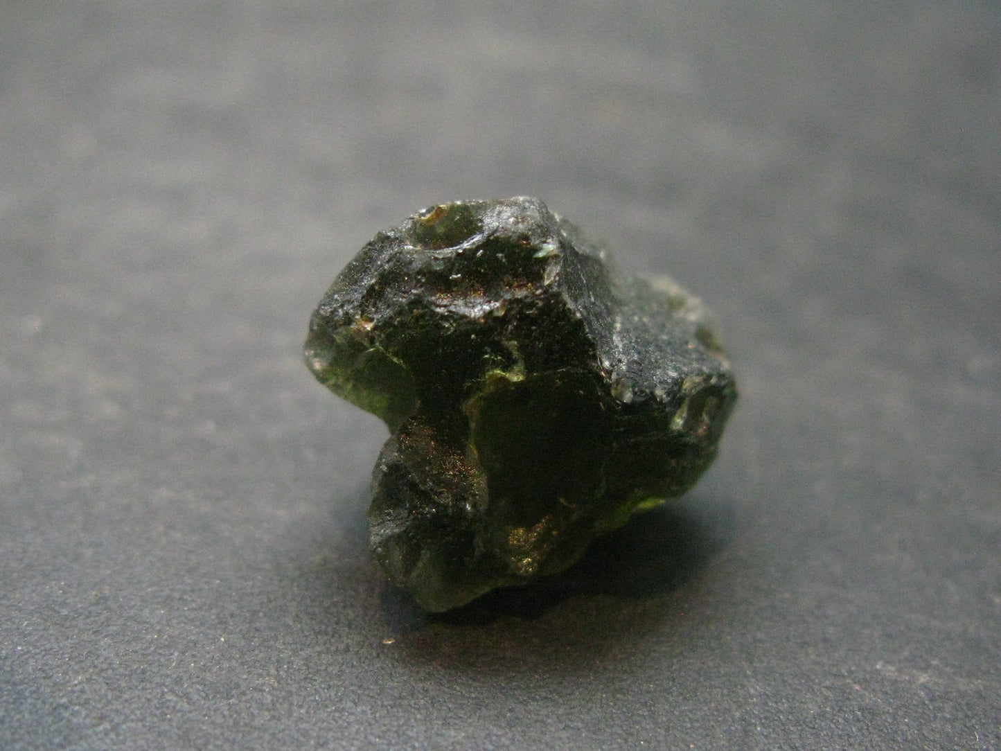 Rare Moldavite Tektite Raw Piece From Czech Republic - 0.6" - 2.62 Grams