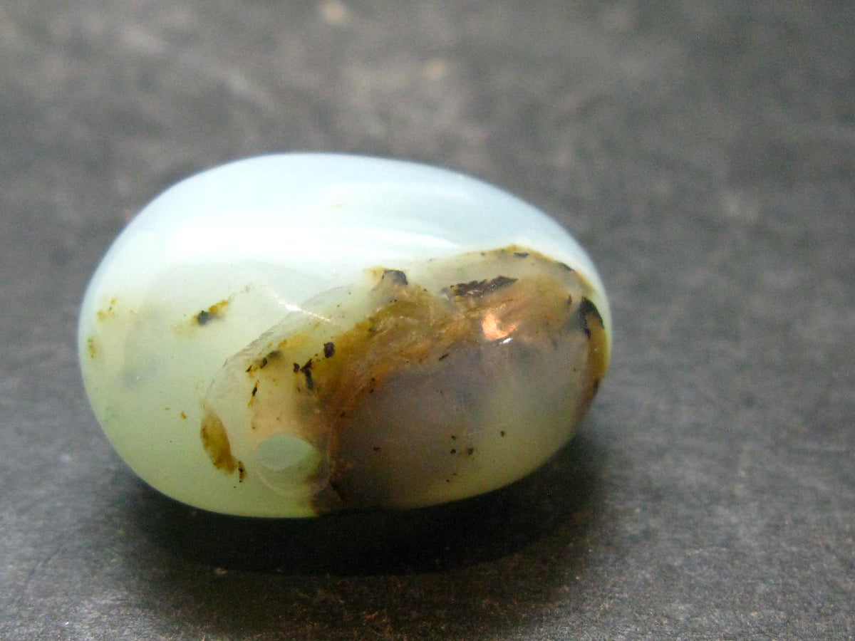Rare Blue Opal Metal Free Pendant from Peru - 1.0" - 7.79 Grams