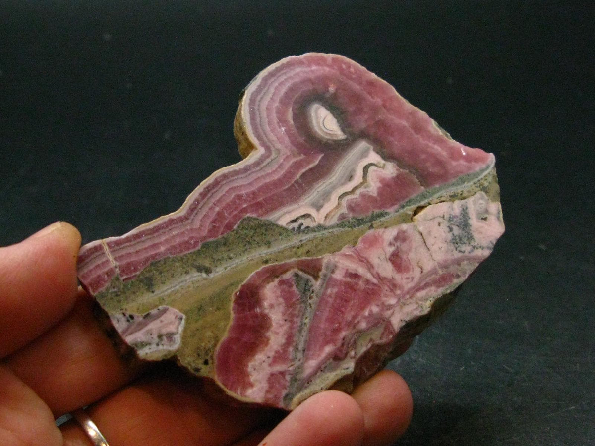 Rhodochrosite Large Slab From Argentina - 3.0" - 54.57 Grams