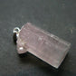 Rare Gem Watermelon Gem Tourmaline Crystal Silver Pendant From Brazil - 1.1"