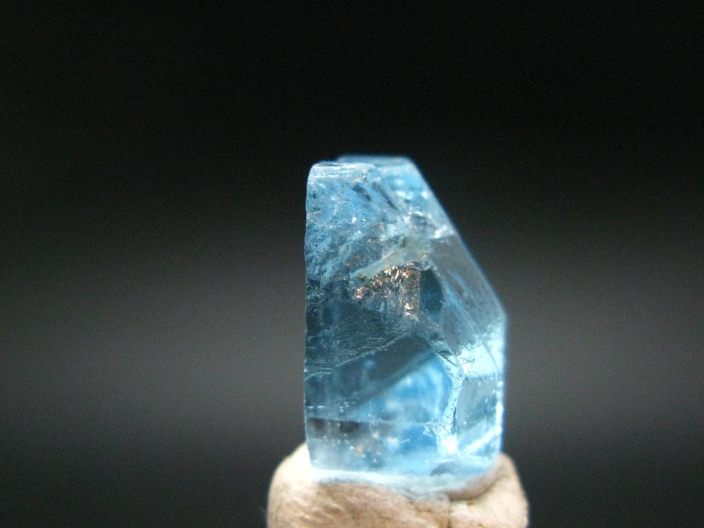 Natural Blue Topaz Crystal From Russia - 0.6" - 25.25 Carats