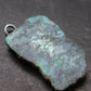 Genuine Turquoise Silver Pendant From Sleeping Beauty Arizona - 1.4" - 4.09 Grams