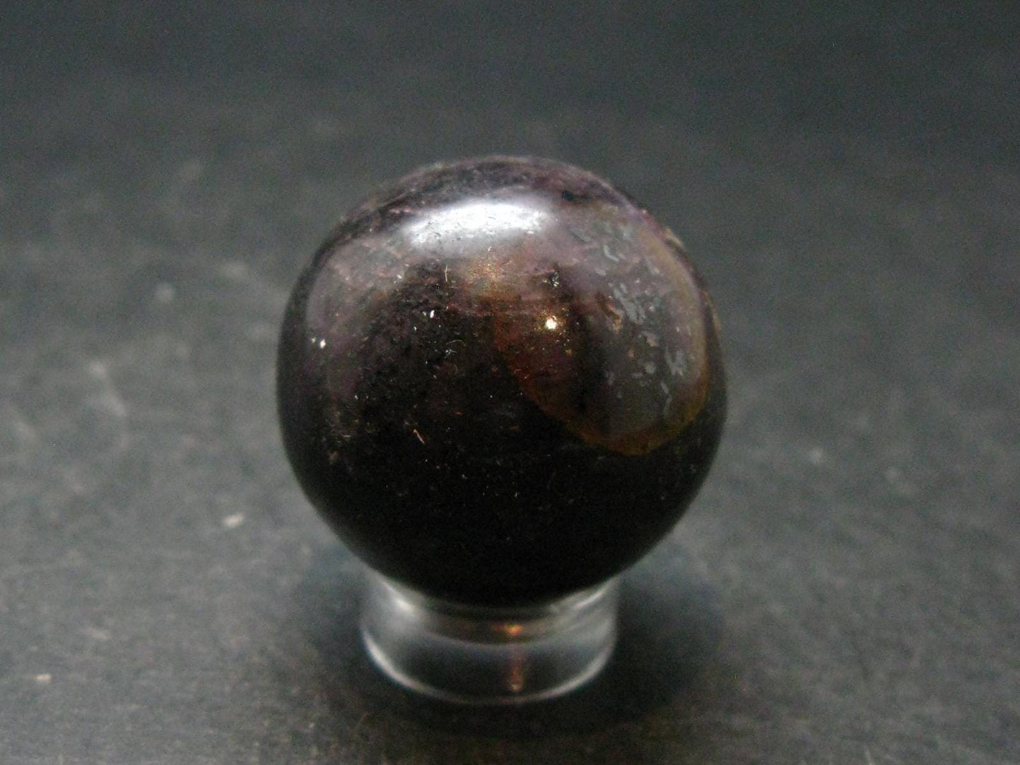 Genuine Ruby Corundum Sphere from India - 1.0" - 39.55 Grams