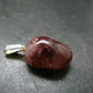 Strawberry Quartz Tumbled Silver Pendant - 1.0" - 3.45 Grams