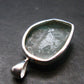 Blue Zircon Gem Crystal Silver Pendant From Cambodia - 0.9" - 3.31 Grams