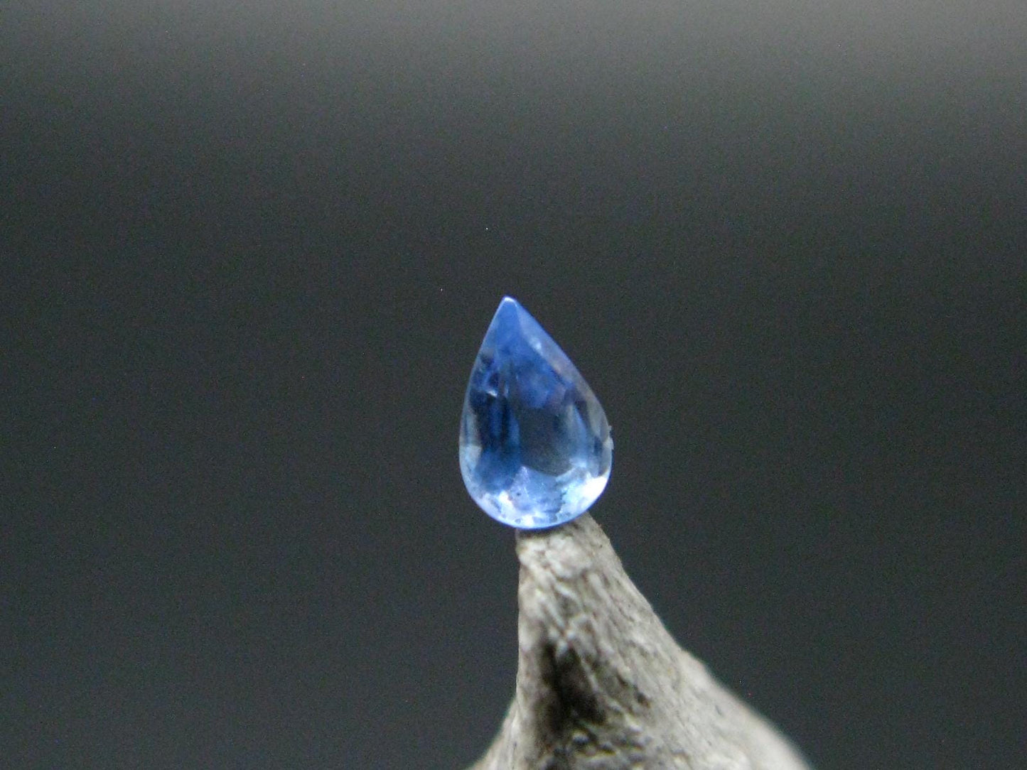 Gem Benitoite Cut Stone From California - 0.08 Carats - 3.0x2.0mm