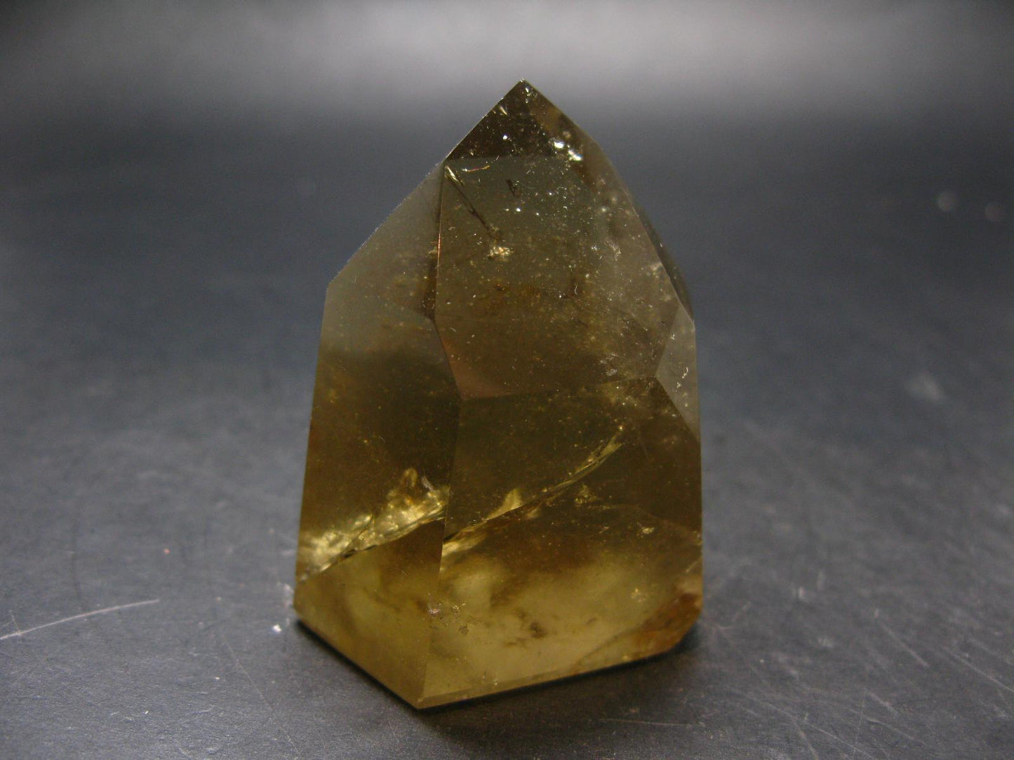 Citrine Unheated Polished Crystal From Brazil - 2.3" - 149.34 Grams