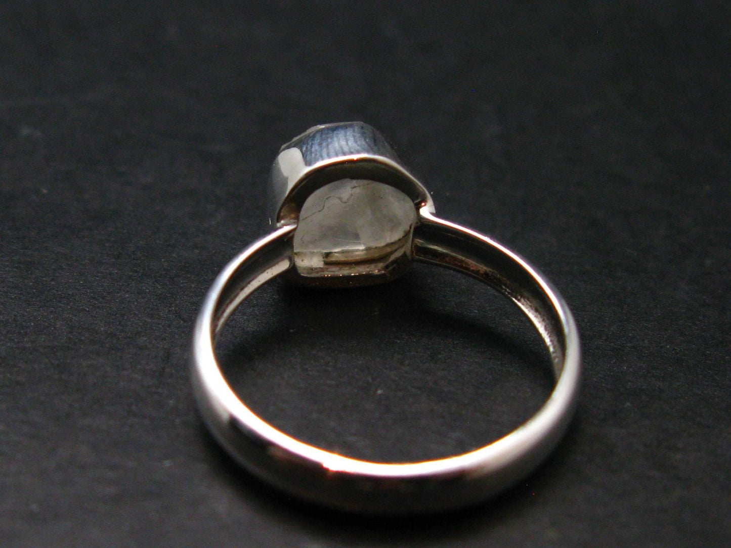 Phenakite Phenacite Crystal Silver Ring From Nigeria - Size 6 - 2.04 Grams