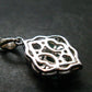 Emerald Silver Pendant W/Chain From Colombia - 3.26 Grams Total