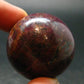Genuine Ruby Corundum Sphere from India - 1.4" - 96.74 Grams