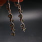 Moldavite Tektite Silver Earrings from Czech Republic - 3.72 Grams