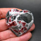 Cinnabar in Dolomite Cabochon from China - 38.19 Grams - 52x50mm