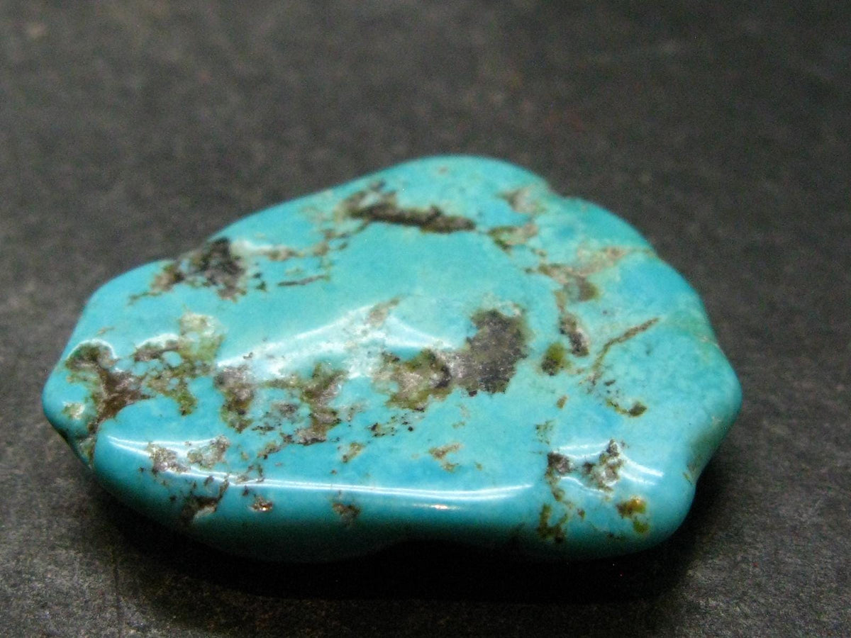 Genuine Tumbled Turquoise from Arizona, USA - 1.3" - 9.14 Grams