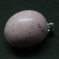 Phosphosiderite Tumbled Silver Pendant From Peru - 1.2"