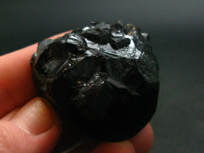 Fine Black Tourmaline Schorl Crystal From Namibia - 1.5"