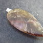 Cacoxenite Super 7 Silver Pendant From Brazil - 2.0" - 9.6 Grams