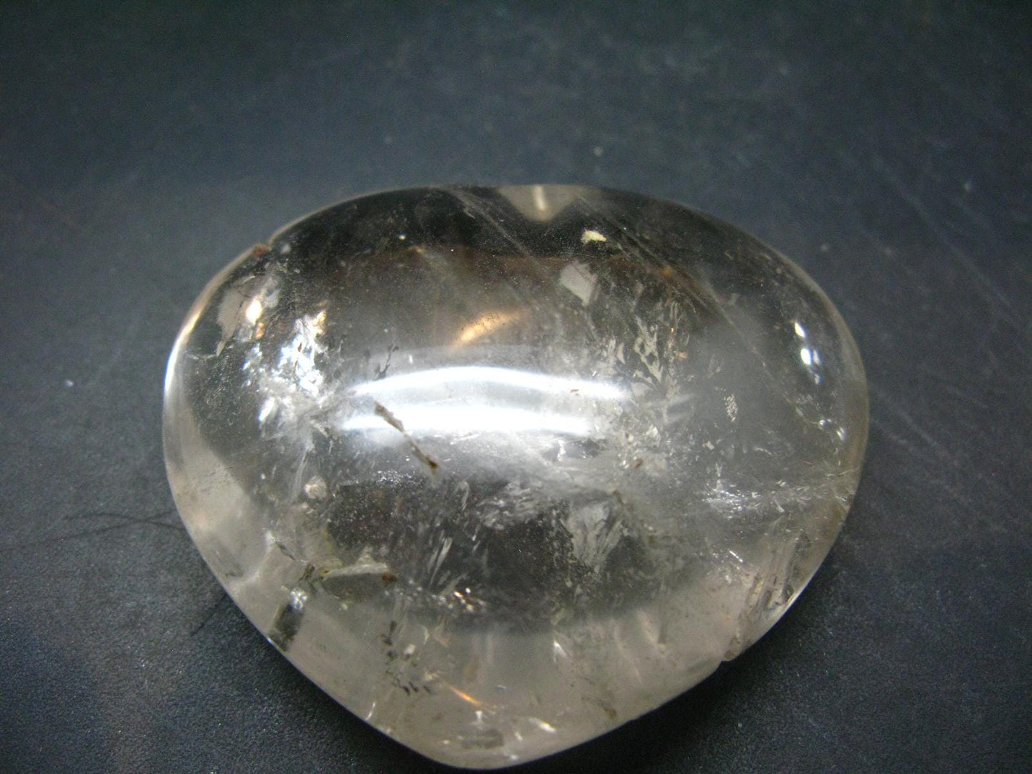 Large Smoky Quartz Heart from Brazil - 2.1" - 105.65 Grams