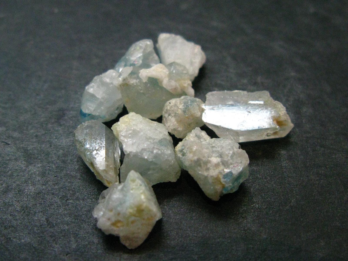 Lot of 10 Euclase Gem Crystal From Brazil - 27.20 Carats
