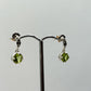 Peridot Sterling Silver Dangle Earrings | Ornate August Birthstone