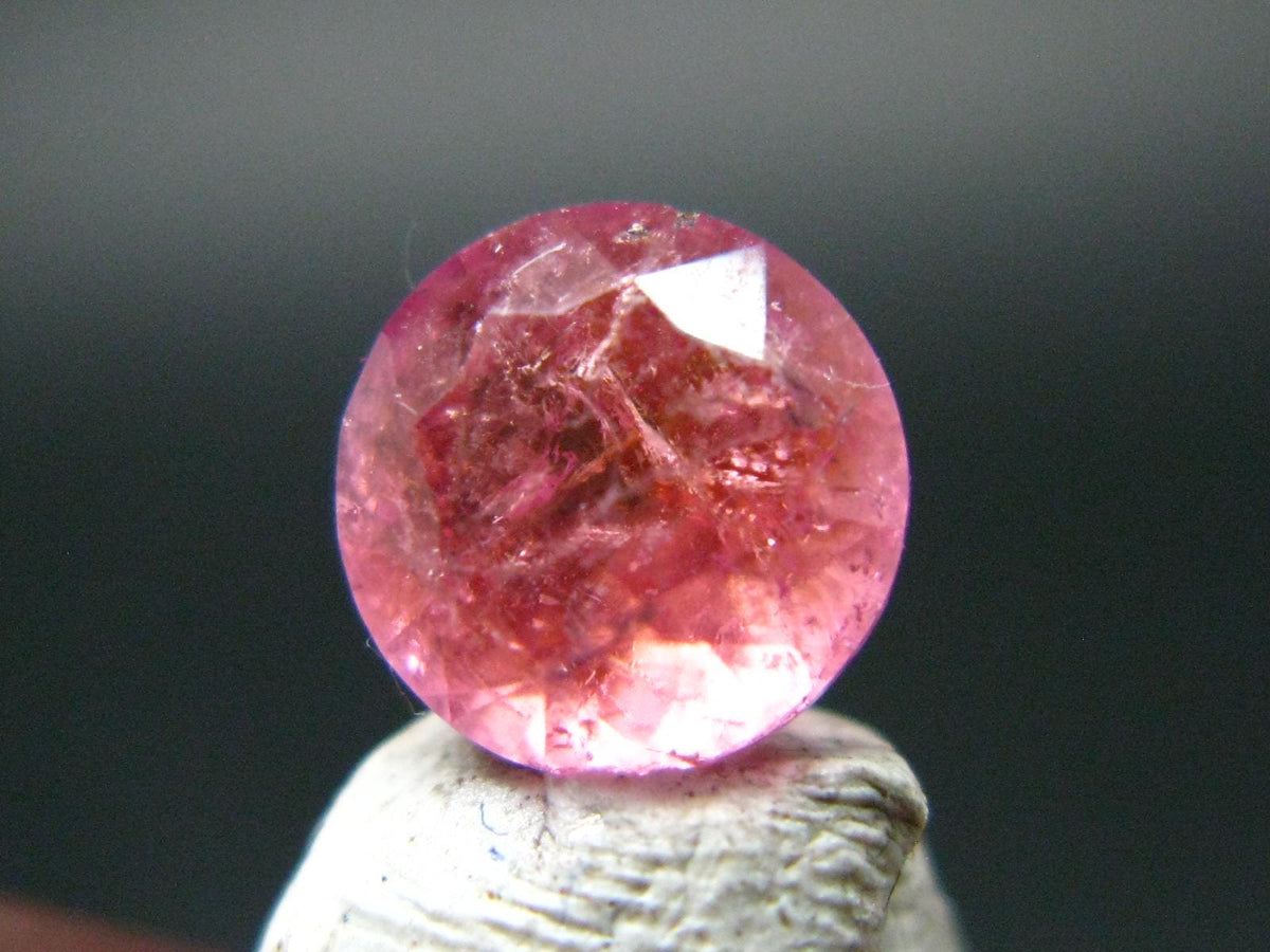 Rare Large Pezzottaite Pink Beryl Cut Facetted Gem from Madagascar - 1.24 Carats