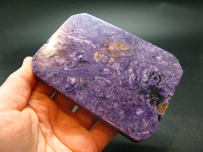 Large Nice Charoite Slab from Russia - 136.38 Grams - 3.8"