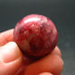 Rare Red Thulite Sphere Ball From Norway - 0.9" - 22.91 Grams