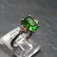 Helenite Gaia Stone Gem Sterling Silver Ring From Washington - Size 8 - 1.69 Carats