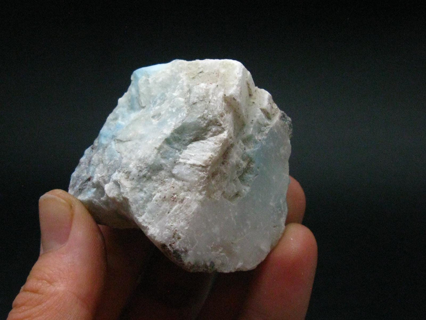 Rare Blue Raw Larimar Pectolite From Dominican Republic - 1.8"