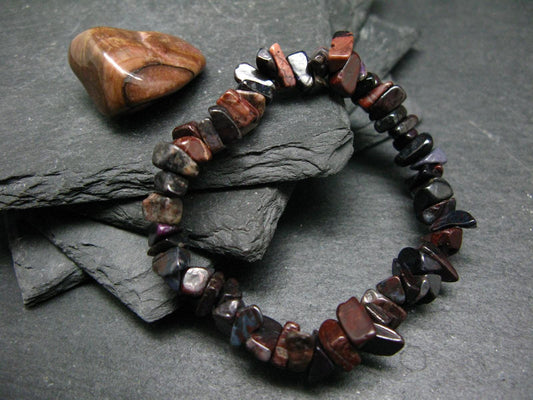 Bustamite Genuine Bracelet ~ 6.5 Inches ~ 8mm Tumbled Beads