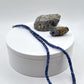 Blue Sapphire Beaded Necklace: Genuine Gemstone Jewelry, September Birthstone