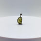 Chrysoberyl Raw Stone Pendant Green Yellow Gemstone Silver Crystal Pendant Natural Minimalist Jewelry Gift