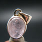 Pink Morganite Silver Pendant From Brazil - 0.8" - 2.52 Grams