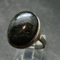 Real!! Very Rare Nuumite Nuummite Sterling Silver Ring from Greenland - 6.30 Grams - Size 8.5
