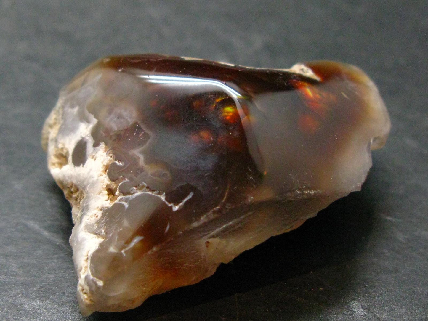 Fire Agate Crystal From Mexico - 1.6" - 25.50 Grams