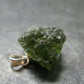 Moldavite Tektite Silver Pendant from Czech Republic - 0.7" - 1.36 Grams