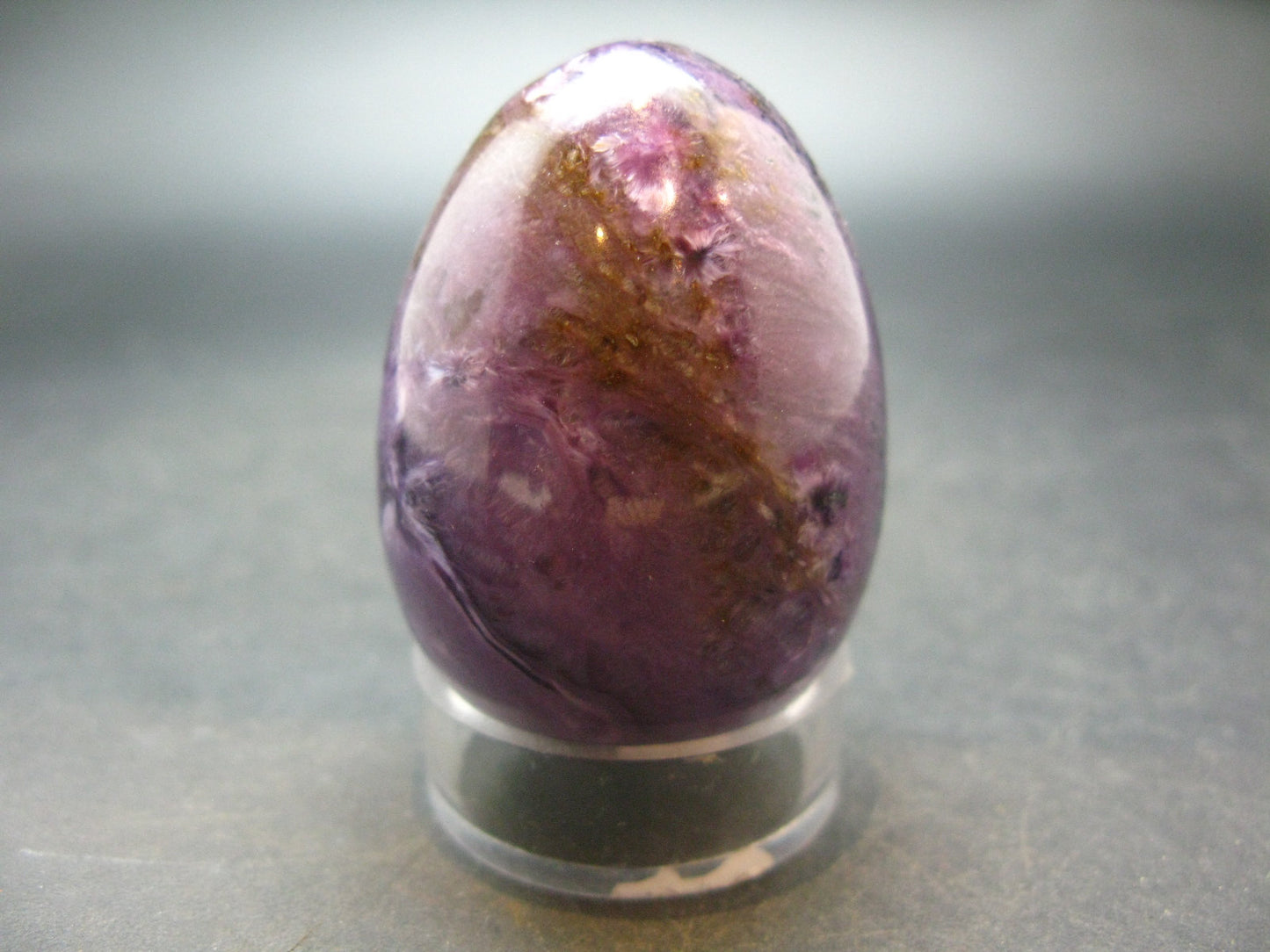 Nice Charoite Egg from Russia - 87.38 Grams - 1.9"