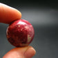 Rare Red Thulite Sphere Ball From Norway - 0.9" - 23.15 Grams