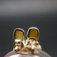 Sphalerite Stud Earrings Sterling Silver From Spain - 1.45 Grams