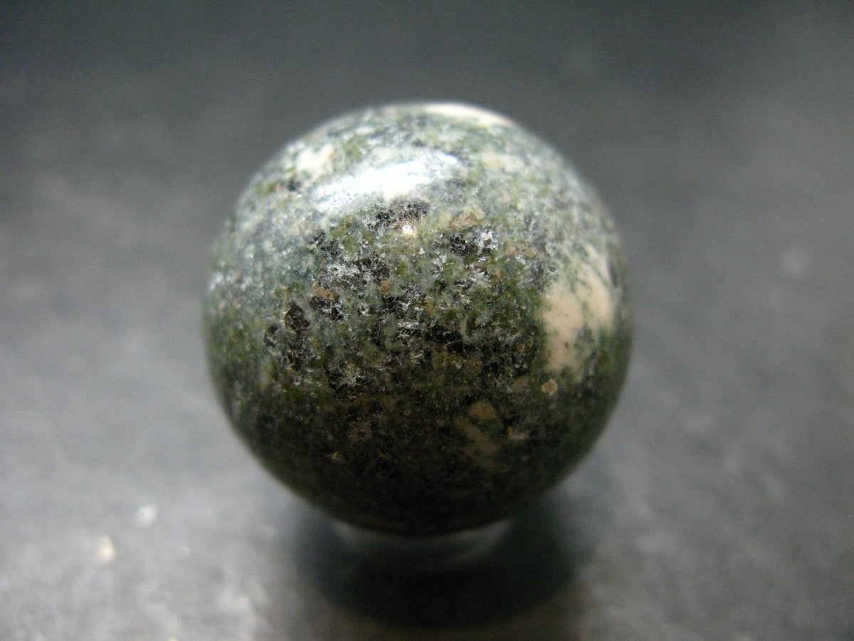 Rare Stonehenge Bluestone Sphere Ball From Wales UK - 1.2" - 43.97 Grams
