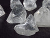 Lot of 10 Clear Apophylite Apophyllite Crystals From India - 26 Grams