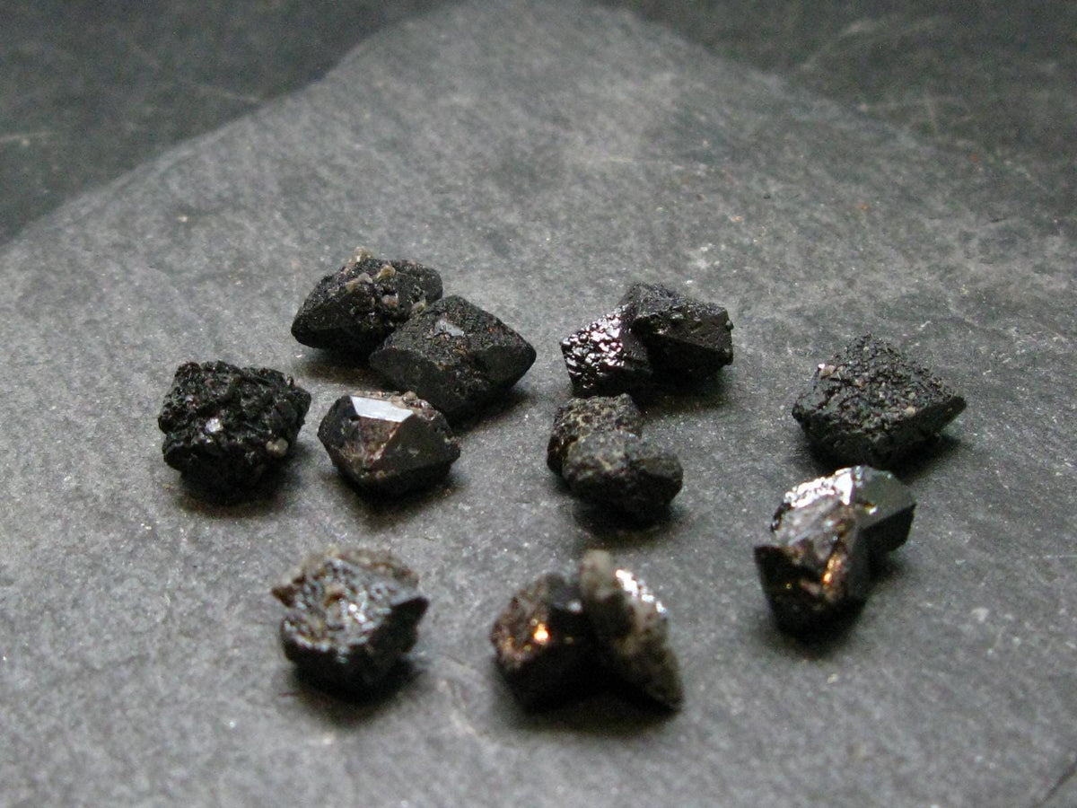Lot of 10 Brookite Crystals From Arkansas - 8.50 Grams
