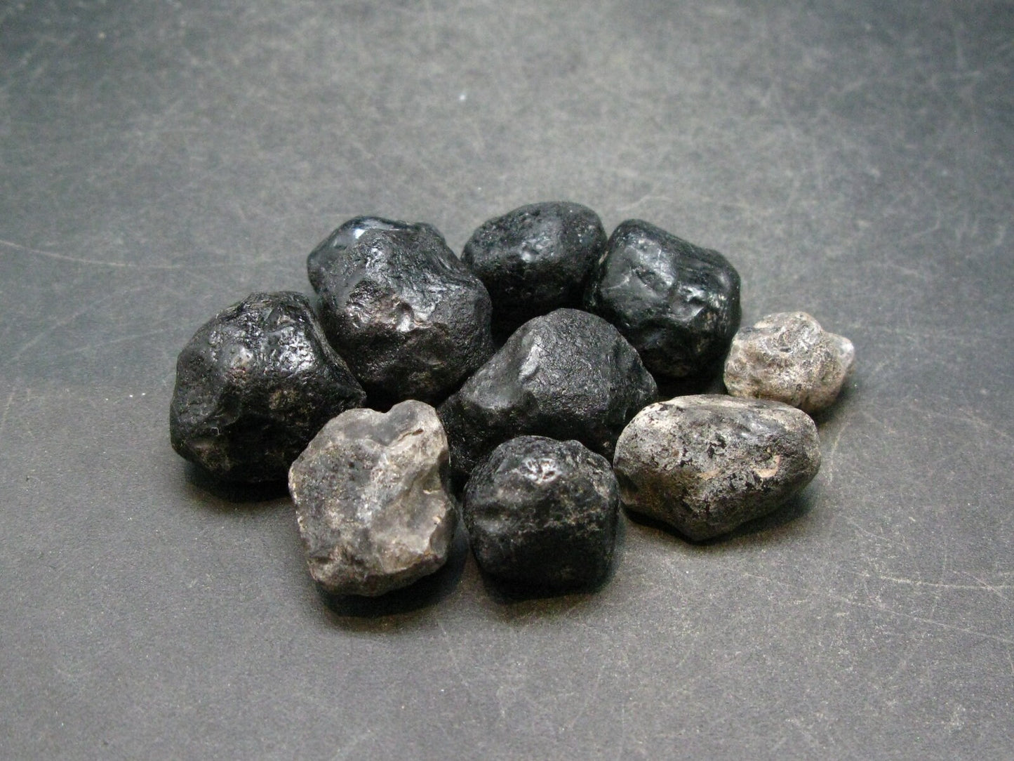 Lot of 10 Apache Tears Obsidian From Mexico - 50 Grams