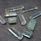 Lot of 10 Emerald Vanadium Beryl Crystals From Nigeria - 15 Carats