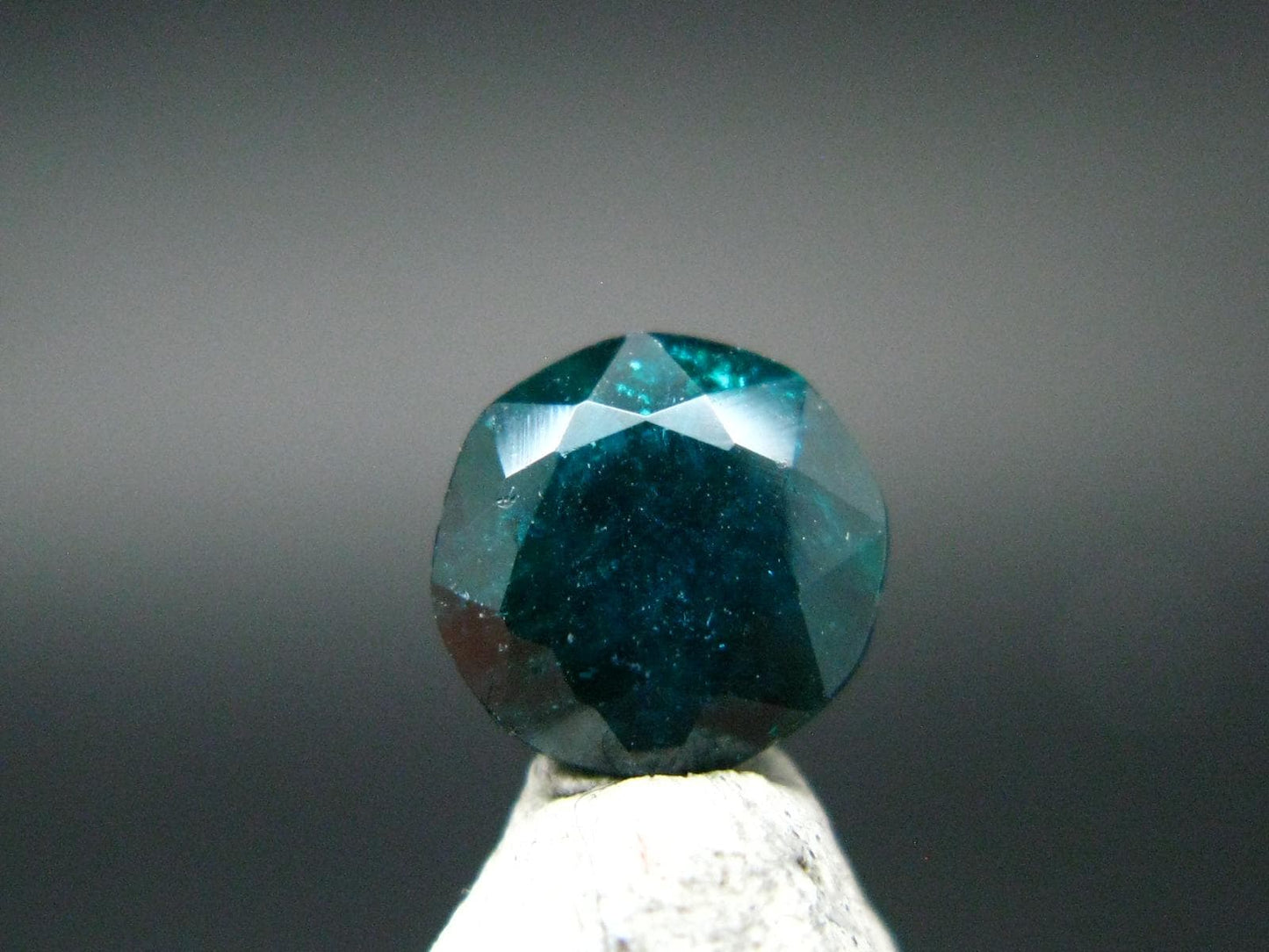 Rare Gem Dioptase Cut Stone from Namibia - 1.24 Carats