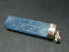 Aquamarine Gem Sterling Silver Pendant From Brazil - 2.2" - 11.00 Grams