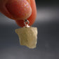 Amblygonite Silver Pendant from Brazil - 0.8" - 2.97 Grams